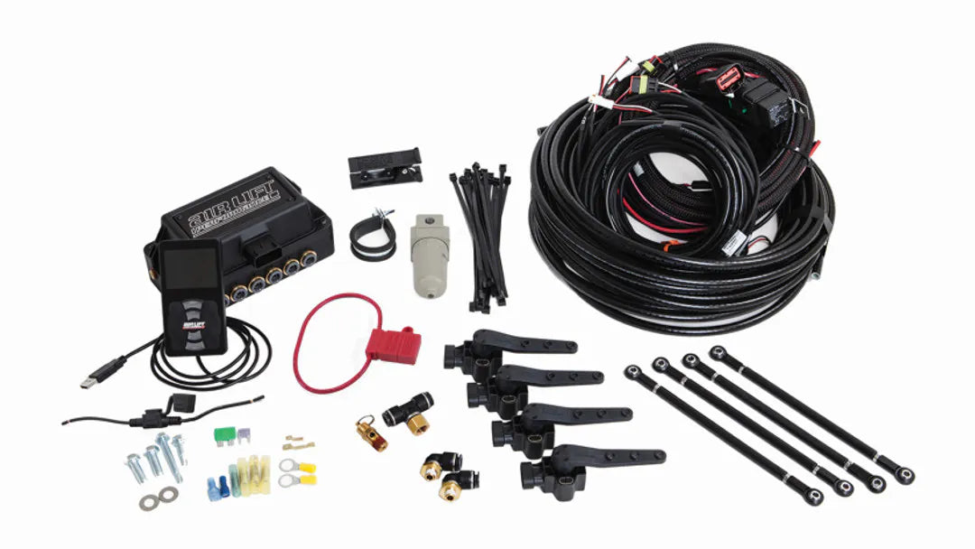 Air Lift Performance 3H with 1/4" PTC (1/4" Air Line, No Tank, No Compressor)