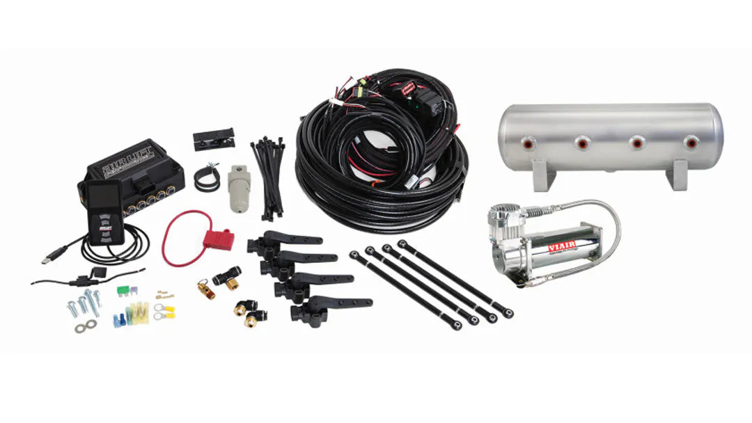 Air Lift Performance 3H (1/4" Air Line, 2.5 Gallon Raw Aluminum Tank, VIAIR 444C Compressor)