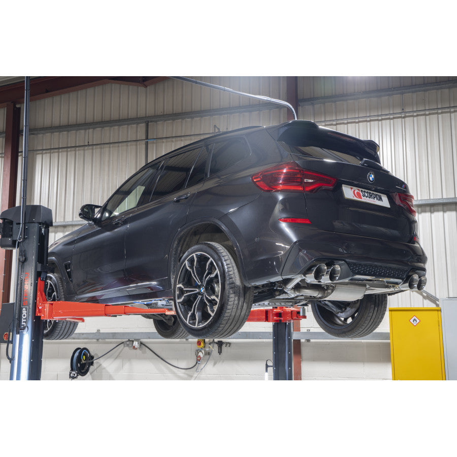BMW X3M Scorpion Half System - Dark Road Performance