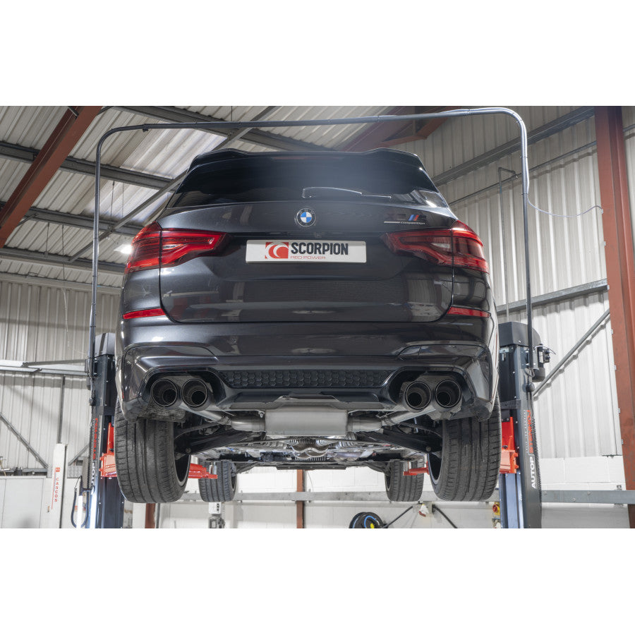 BMW X3M Scorpion Half System - Dark Road Performance