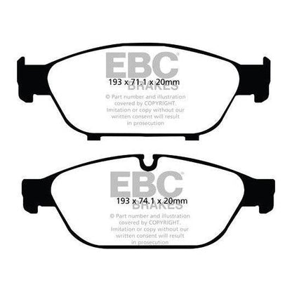 EBC Audi C7 D4 Redstuff Sport Front Brake Pads - ATE Caliper (A6, A7 & A8) - Motorsport Calibrations