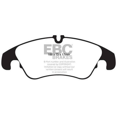 EBC Audi C7 Redstuff Sport Front Brake Pads - TRW Caliper (A6 & A7)
