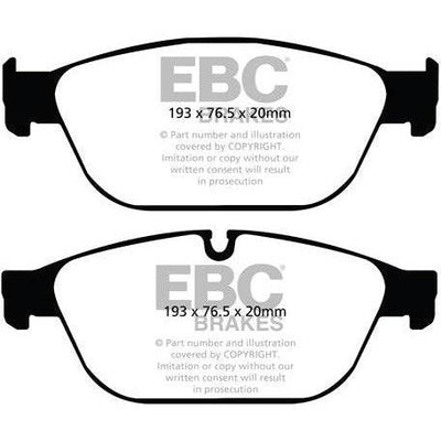 EBC Audi D4 A8 Redstuff Sport Front Brake Pads - ATE Caliper