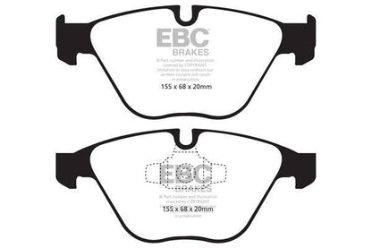 EBC BMW E90 E91 E92 E89 Redstuff Sport Front Brake Pads - ATE Caliper (Inc. 318i, 320i, 325i & Z4) - Motorsport Calibrations