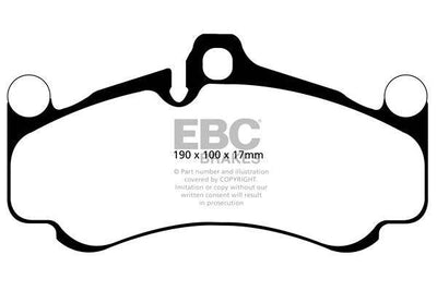 EBC BMW F10 F11 Redstuff Sport Front Brake Pads - ATE Caliper (Inc. 520i, 525i, 528i & 530i)