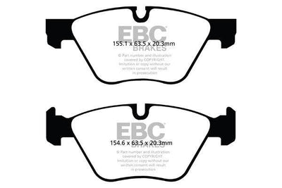 EBC BMW F10 F11 Redstuff Sport Front Brake Pads - ATE Caliper (Inc. 518i, 520i, 523i & 525i)