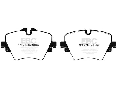 EBC BMW F45 F46 G30 G31 Redstuff Sport Front Brake Pad - TRW Caliper (Inc. 218i, 220i, 220d & 520i)