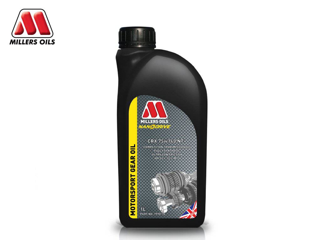 Millers Gear Oil - CRX 75w140 NT+ - 1 Litre - Motorsport Calibrations
