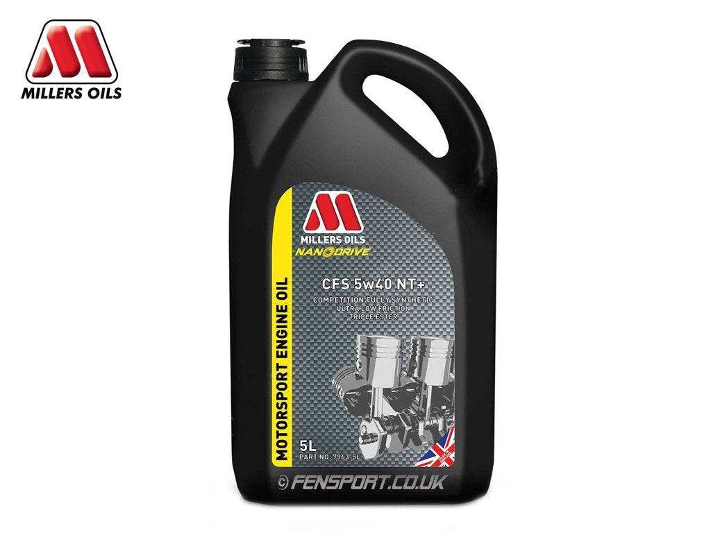 Millers - NanoDrive Fully Synthetic Engine Oil With Nano Tech - CFS 5w40 NT+ - 5 Litre - Motorsport Calibrations