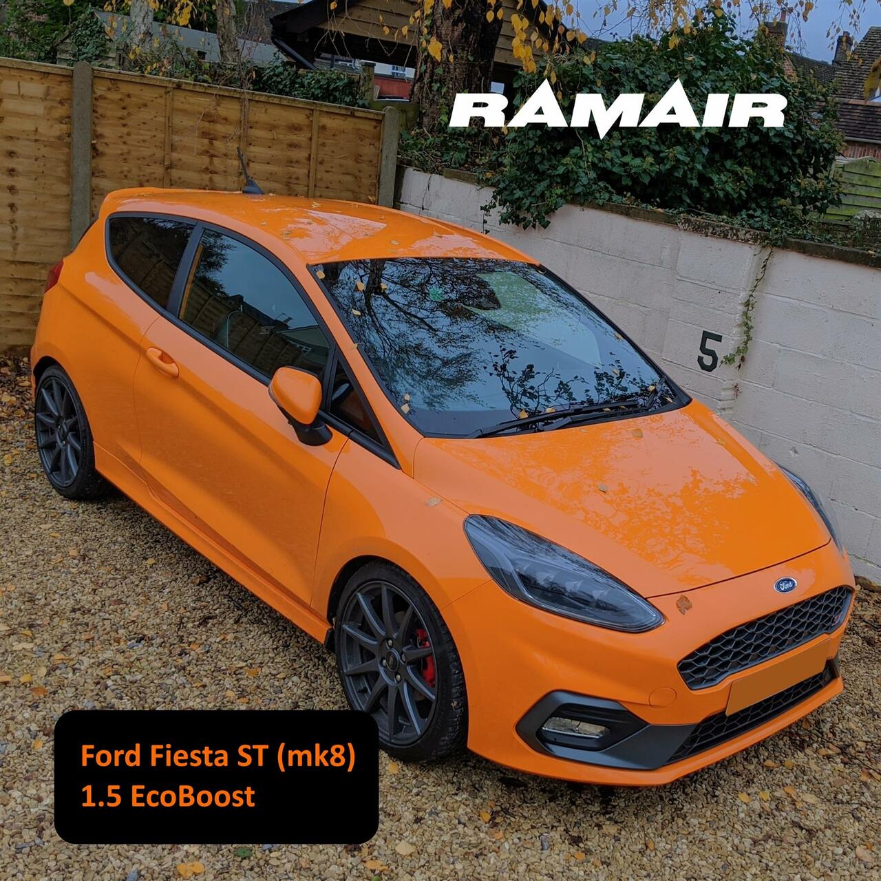 Ramair Air Filter Induction Intake Kit for Ford Fiesta ST MK8 1.5 Ecoboost