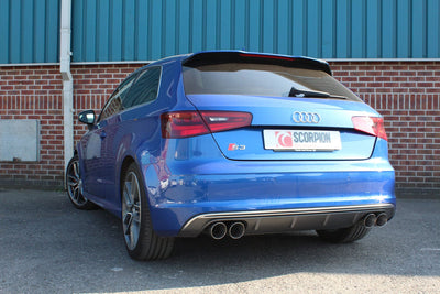 Scorpion Audi S3 2.0T 8V (3DR & Sportback) (2013-2016) Cat-Back System