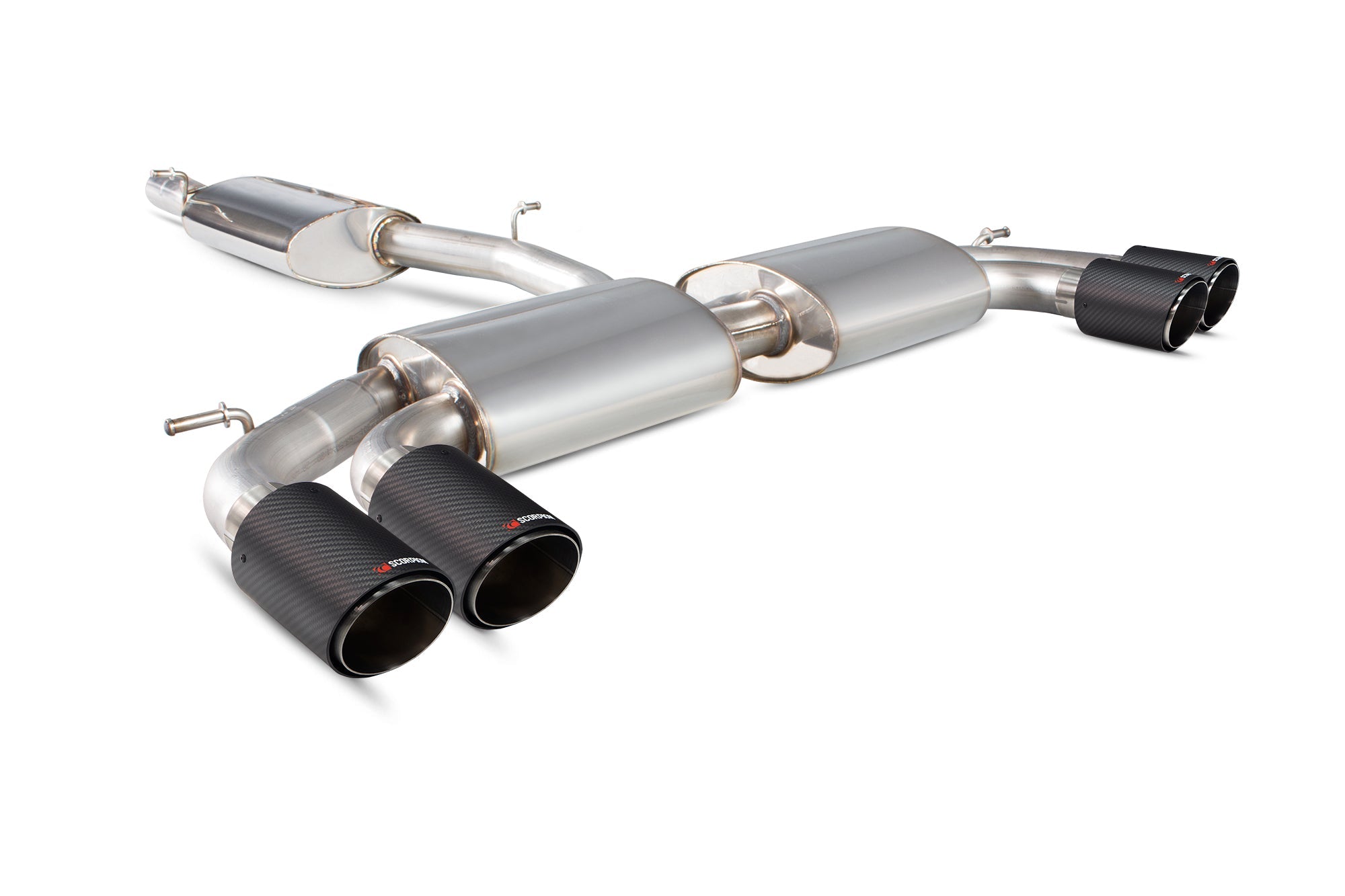 Scorpion Audi S3 2.0T 8V (3DR & Sportback) (2013-2016) Cat-Back System - Dark Road Performance