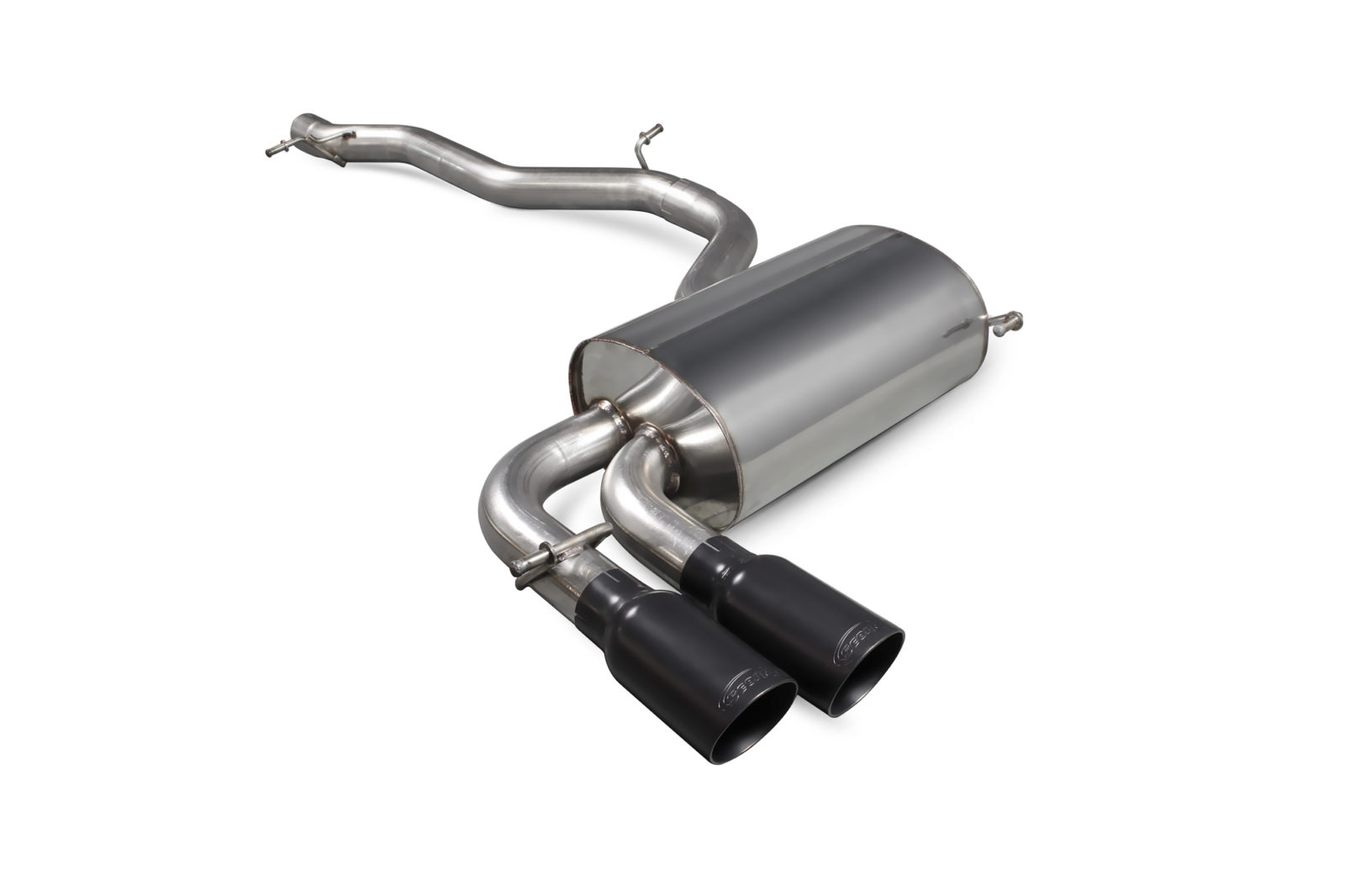 Scorpion Audi S3 8P (2006-2012) Non-Resonated Cat-Back System - Dark Road Performance