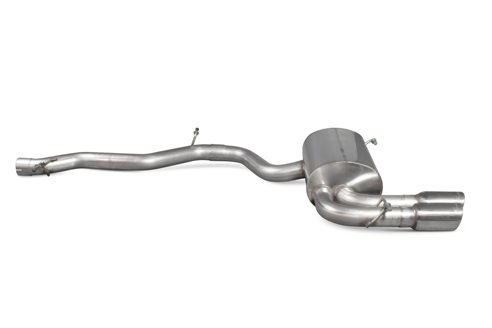 Scorpion Audi S3 8P (2006-2012) Non-Resonated Cat-Back System - Dark Road Performance