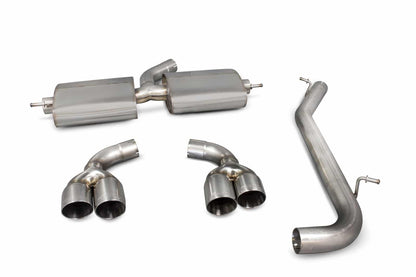 Scorpion Audi TT MK2 3.2 V6 & TT S MK2 (2006-2014) Cat-Back System - Dark Road Performance