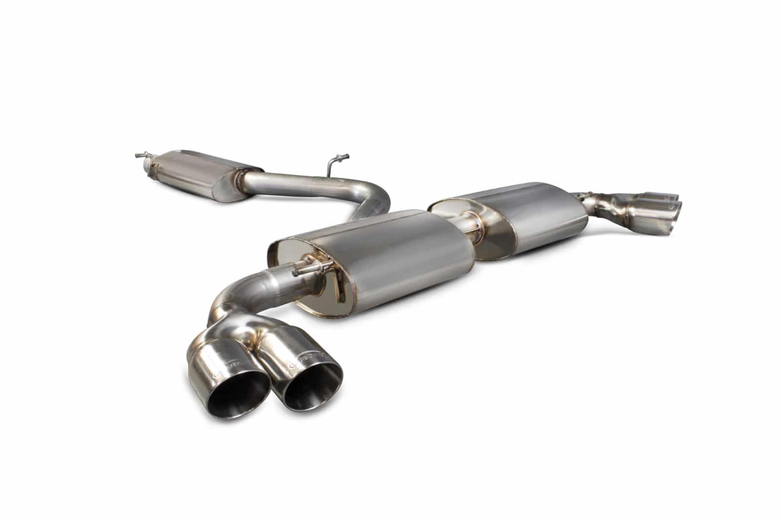Scorpion Audi TT MK2 3.2 V6 & TT S MK2 (2006-2014) Cat-Back System - Dark Road Performance