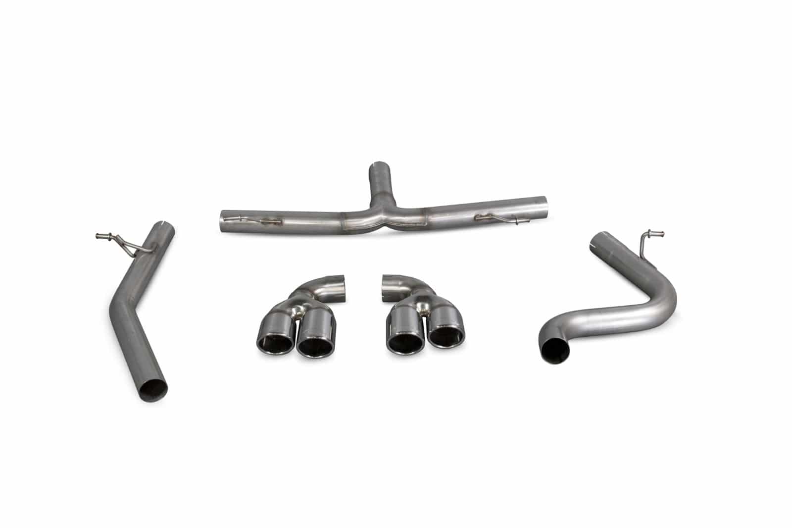 Scorpion Audi TT MK2 Quattro 2.0 TDI (09-14) Cat-Back System - Dark Road Performance