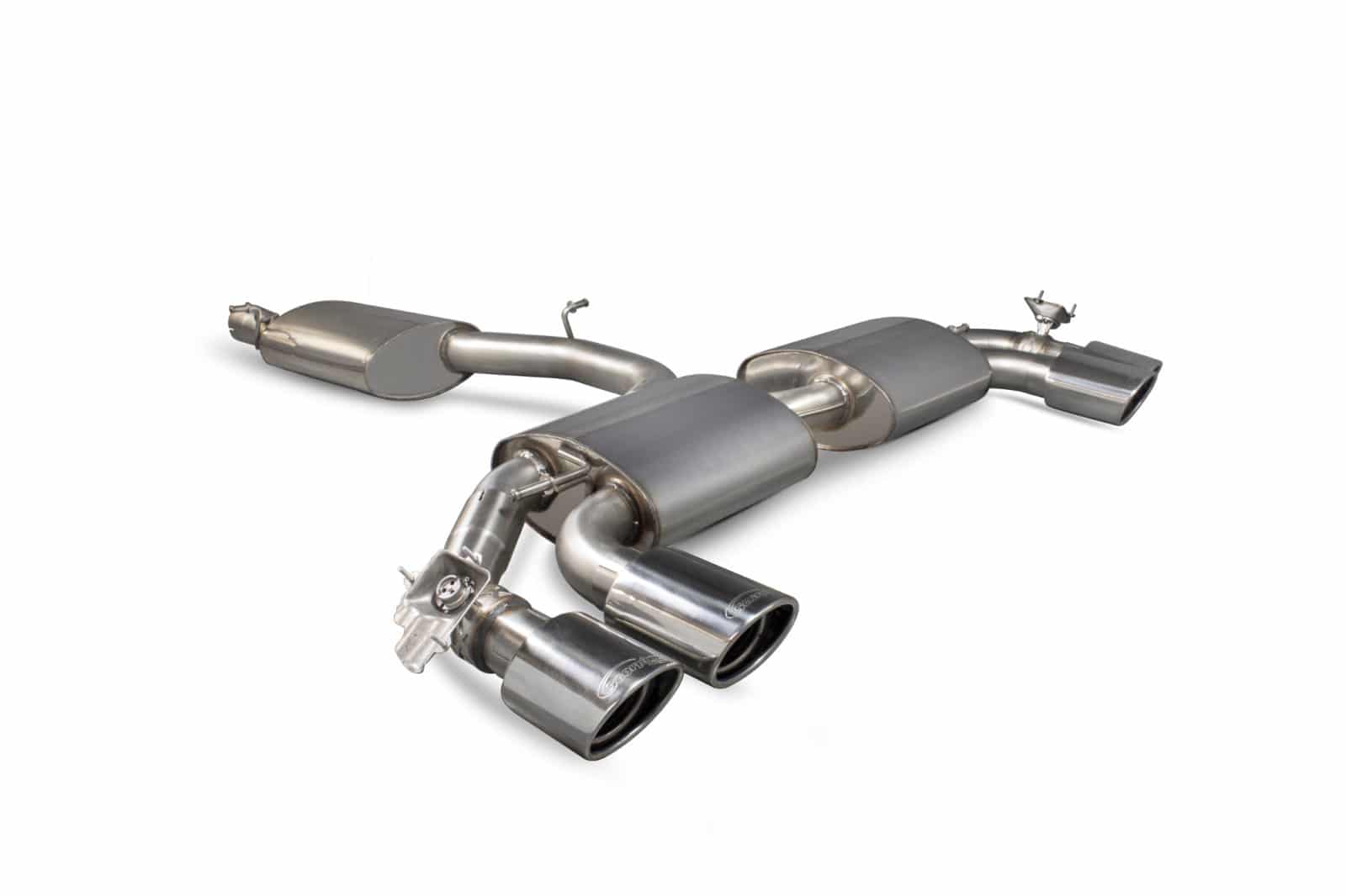 Scorpion Audi TT S MK3 (2014-16) Cat-Back Exhaust with Valves (Non-GPF Model Only) - Dark Road Performance