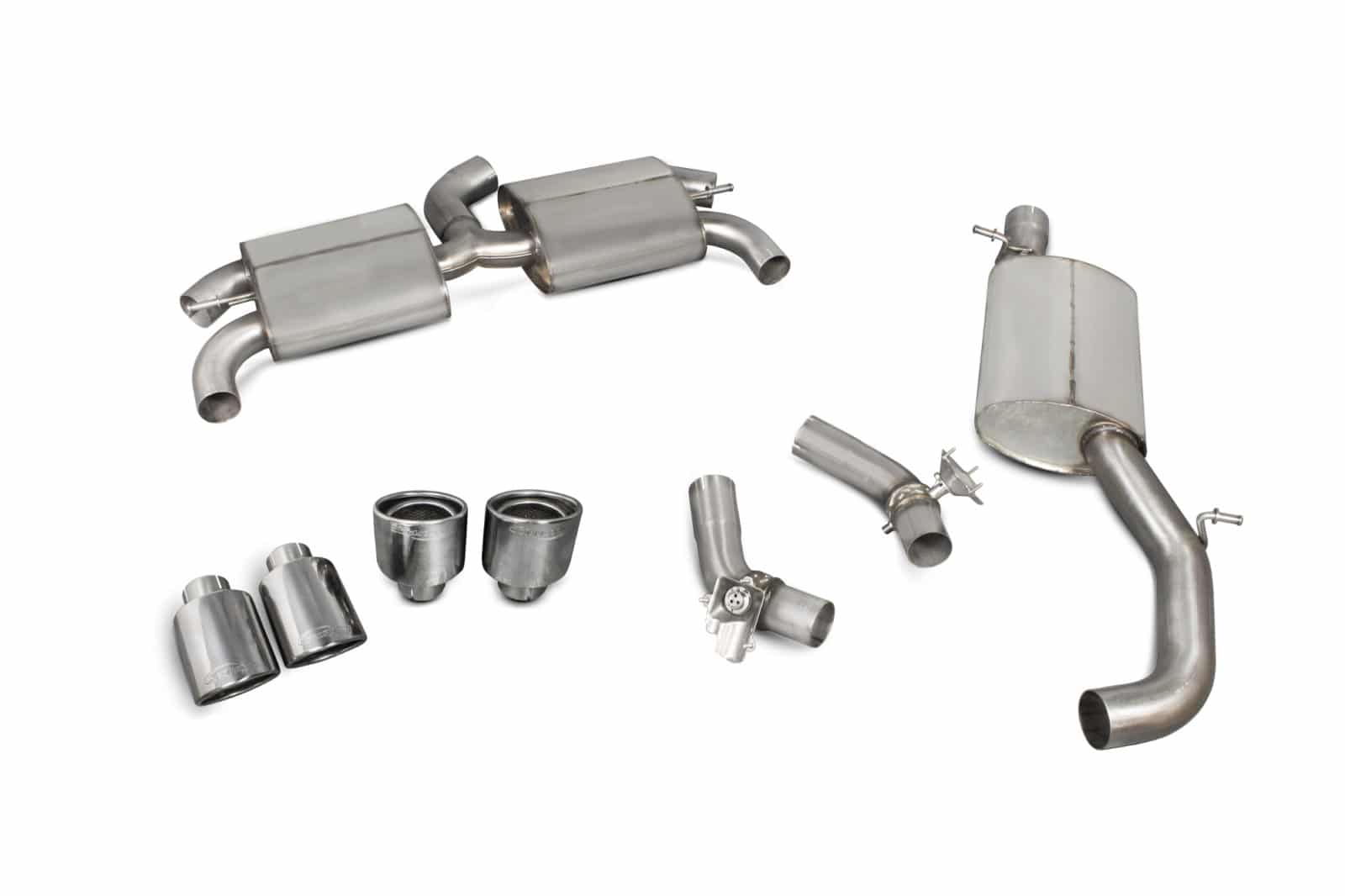 Scorpion Audi TT S MK3 (2014-16) Cat-Back Exhaust with Valves (Non-GPF Model Only) - Dark Road Performance