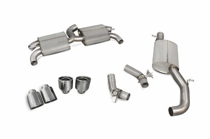 Scorpion Audi TT S MK3 (2014-16) Cat-Back Exhaust with Valves (Non-GPF Model Only) - Dark Road Performance