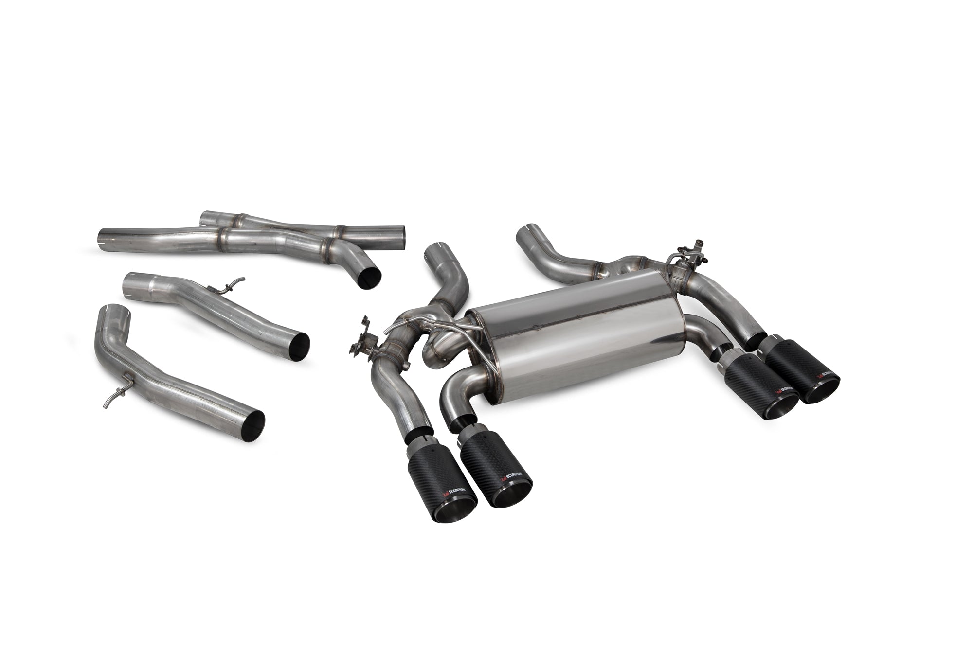 Scorpion BMW M2 Competition (F87N) (2018-20) GPF-Back System With Electronic Valves - Dark Road Performance