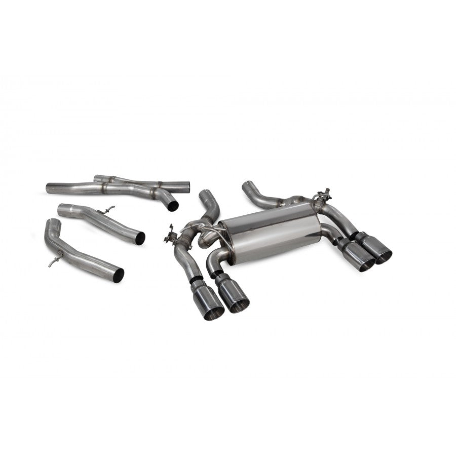 Scorpion BMW M2 Competition (F87N) (2018-20) GPF-Back System With Electronic Valves - Dark Road Performance
