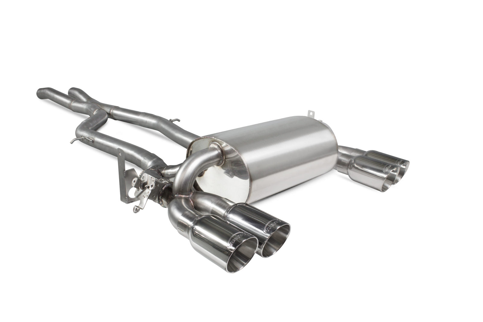 Scorpion BMW M3 (F80)/M4 (F82 F83) (2014-18) Non-Res Cat-Back System With Electronic Valves - Dark Road Performance