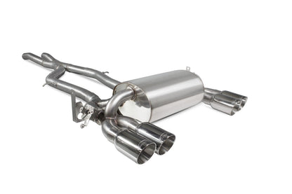 Scorpion BMW M3 (F80)/M4 (F82 F83) (2014-18) Non-Res Cat-Back System With Electronic Valves - Dark Road Performance