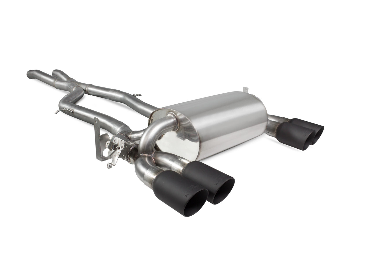 Scorpion BMW M3 (F80)/M4 (F82 F83) (2014-18) Non-Res Cat-Back System With Electronic Valves - Dark Road Performance