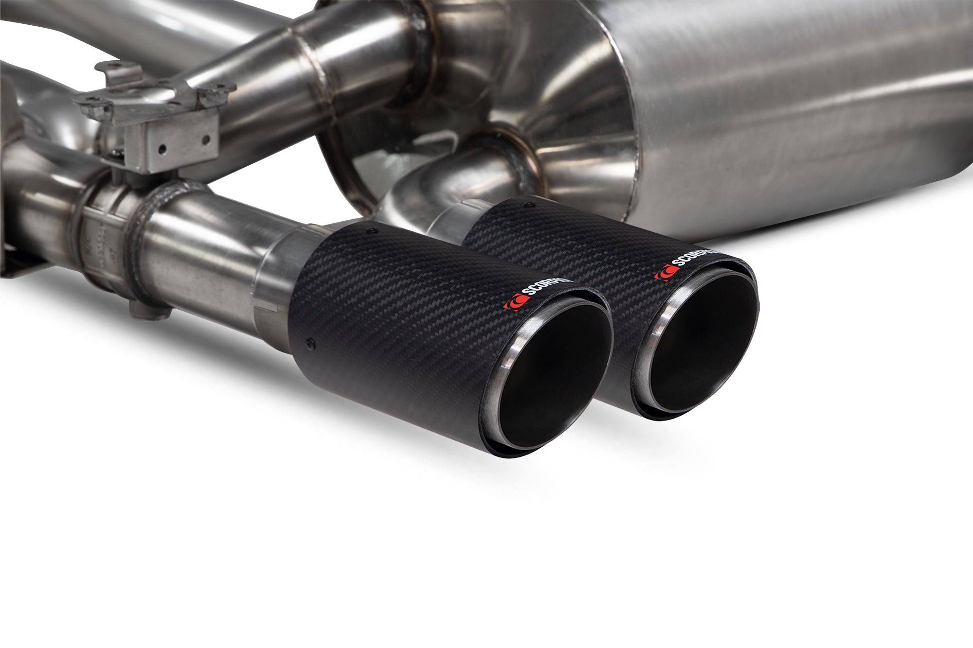 Scorpion BMW M3 (F80)/M4 (F82 F83) (2014-18) Non-Res Cat-Back System With Electronic Valves - Dark Road Performance
