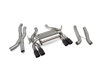 Scorpion BMW M3 (F80)/M4 (F82 F83) (2014-18) Non-Res Cat-Back System With Electronic Valves - Dark Road Performance
