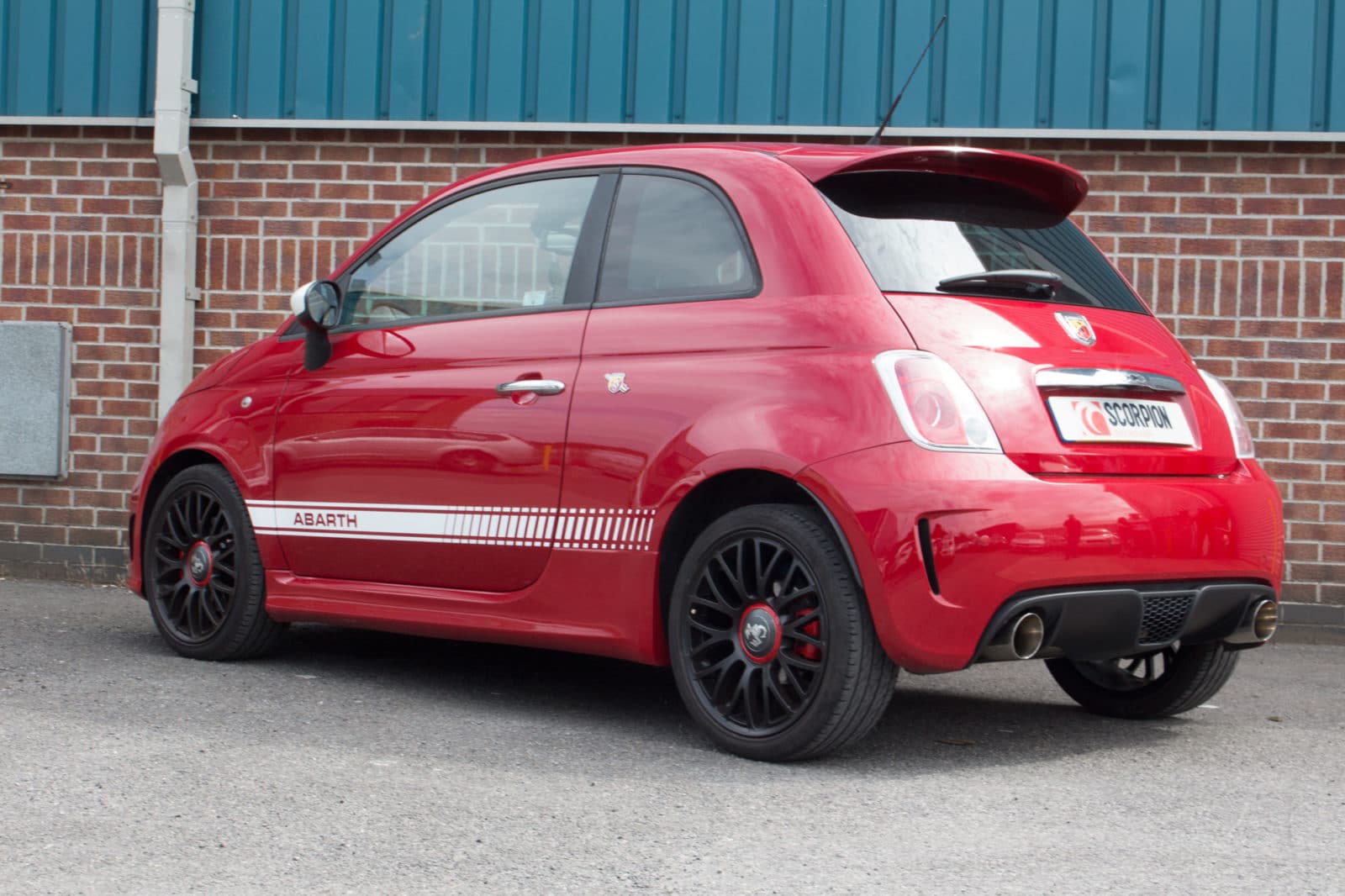 Scorpion Fiat 500 Abarth (2008-15) Non-Resonated Cat-Back Exhaust - Dark Road Performance
