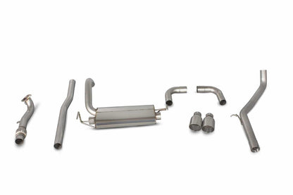Scorpion Fiat 500 Abarth (2008-15) Non-Resonated Cat-Back Exhaust - Dark Road Performance