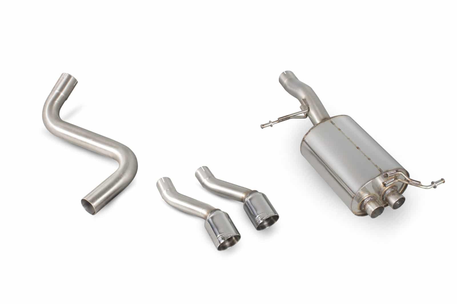 Scorpion Ford Fiesta 1.0L EcoBoost (2013-16) Rear Silencer Only - Dark Road Performance