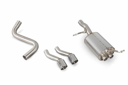 Scorpion Ford Fiesta 1.0L EcoBoost (2013-16) Rear Silencer Only - Dark Road Performance