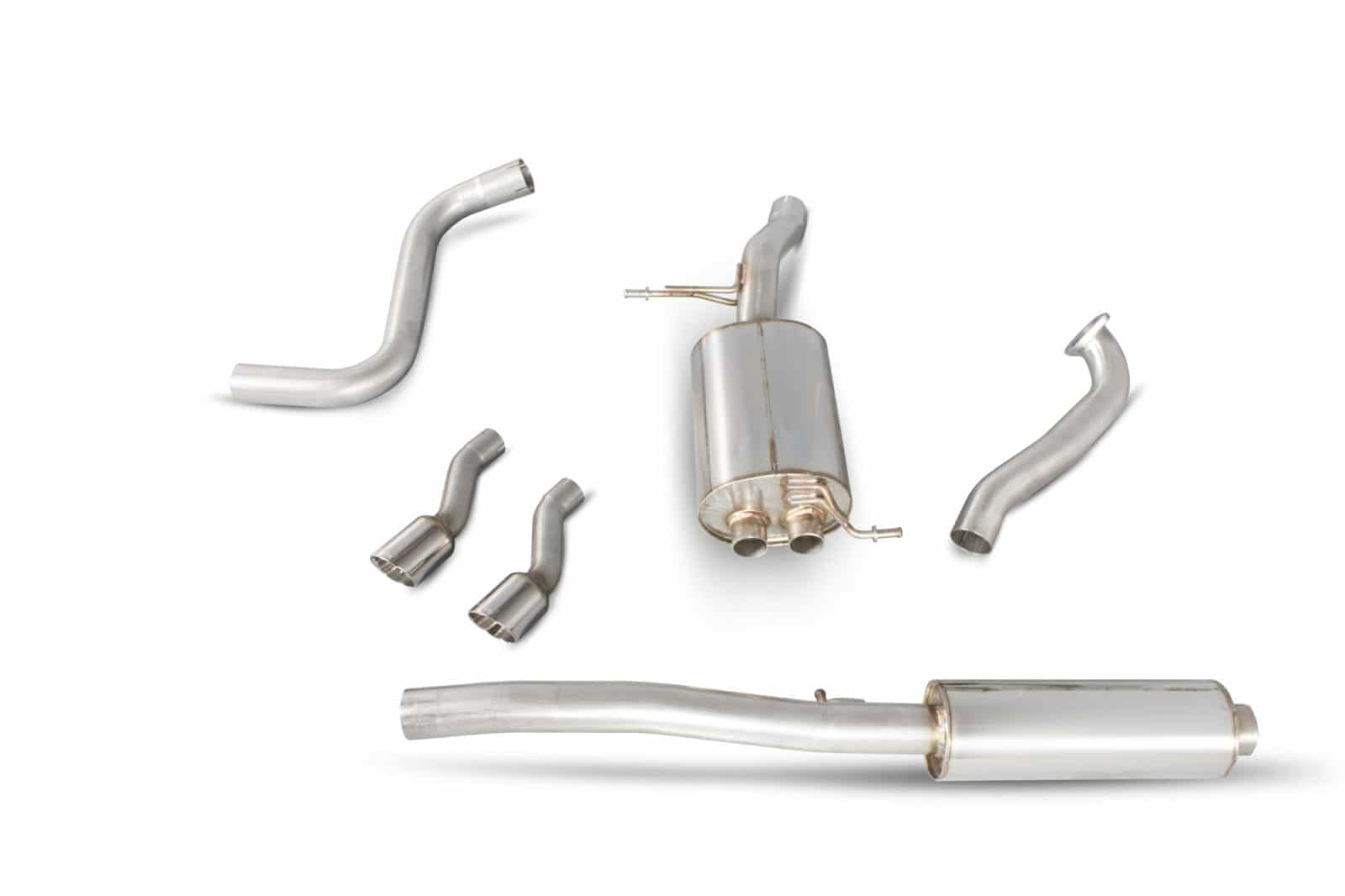 Scorpion Ford Fiesta 1.0L EcoBoost (2013-16) Resonated Cat-Back Exhaust - Dark Road Performance