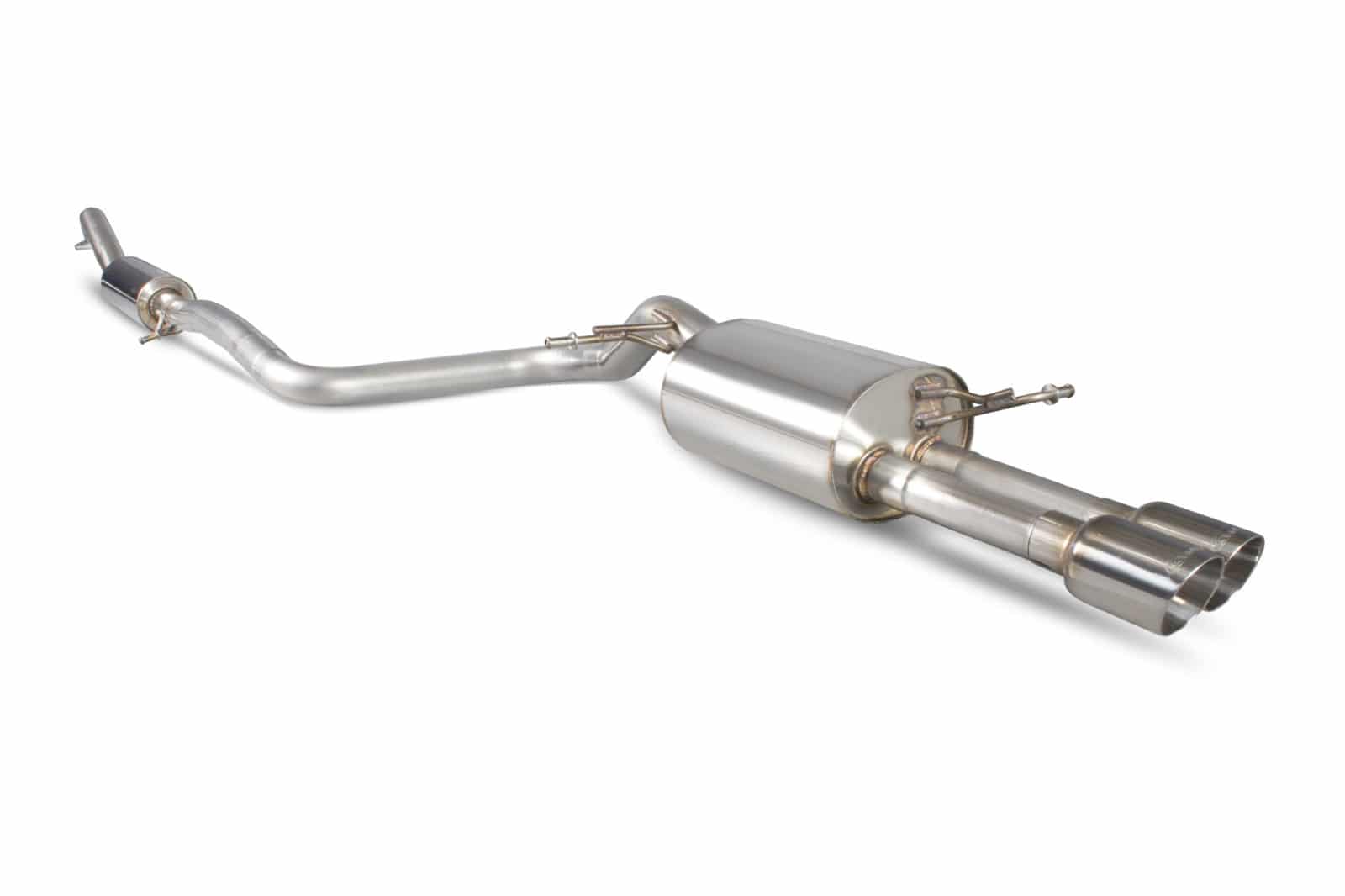 Scorpion Ford Fiesta 1.0L EcoBoost (2013-16) Resonated Cat-Back Exhaust - Dark Road Performance