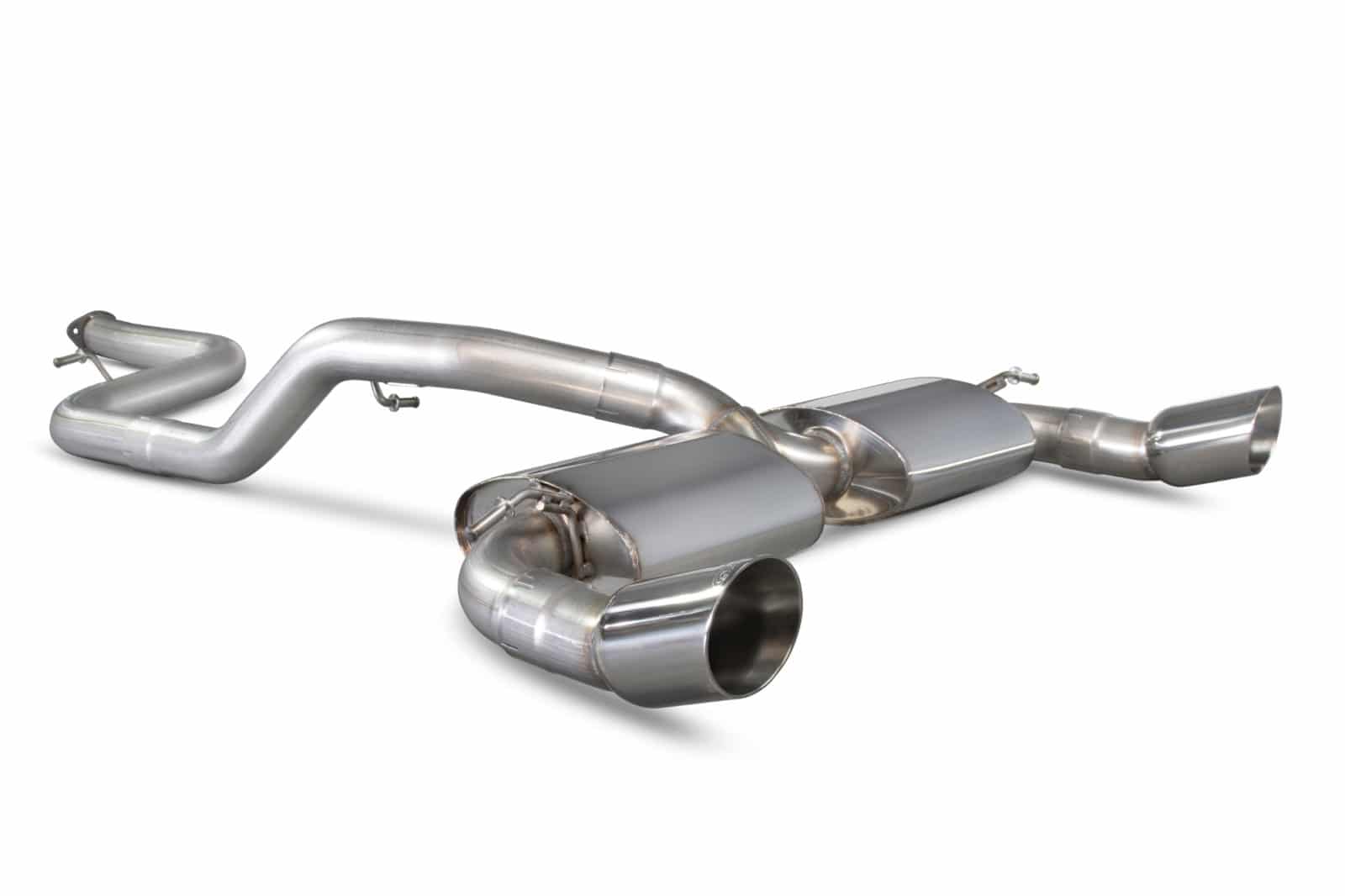 Scorpion Ford Focus RS MK2 (2009-11) Non-Resonated Cat-Back Exhaust - Dark Road Performance