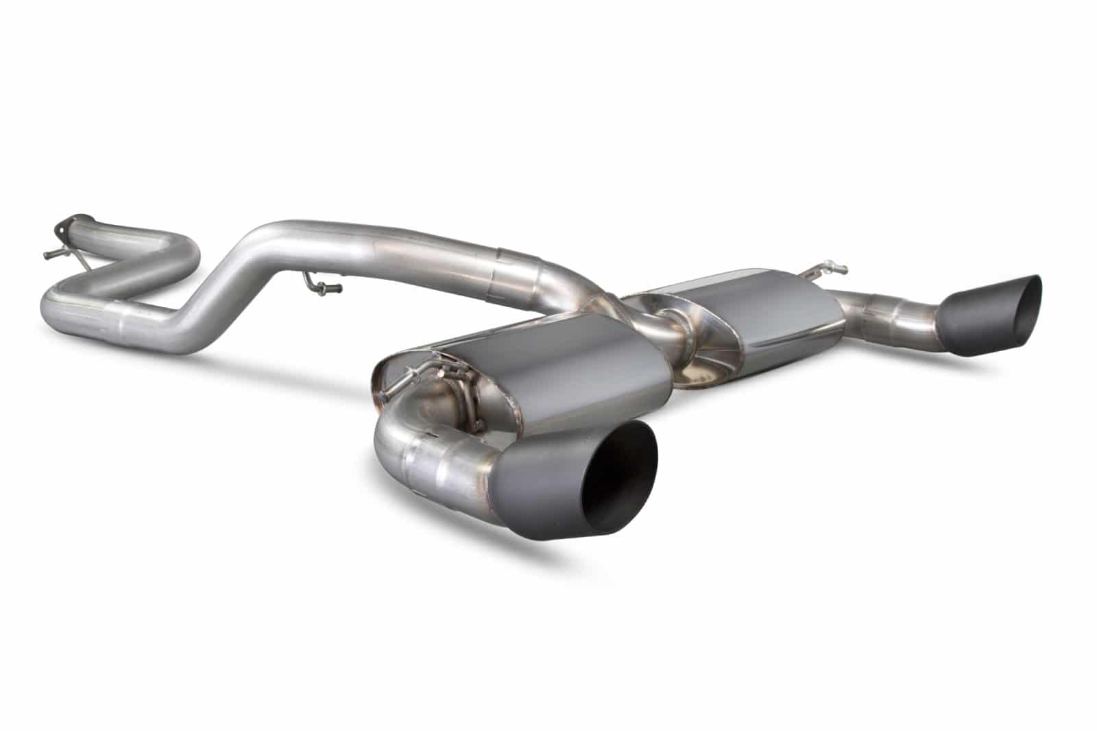 Scorpion Ford Focus RS MK2 (2009-11) Non-Resonated Cat-Back Exhaust - Dark Road Performance