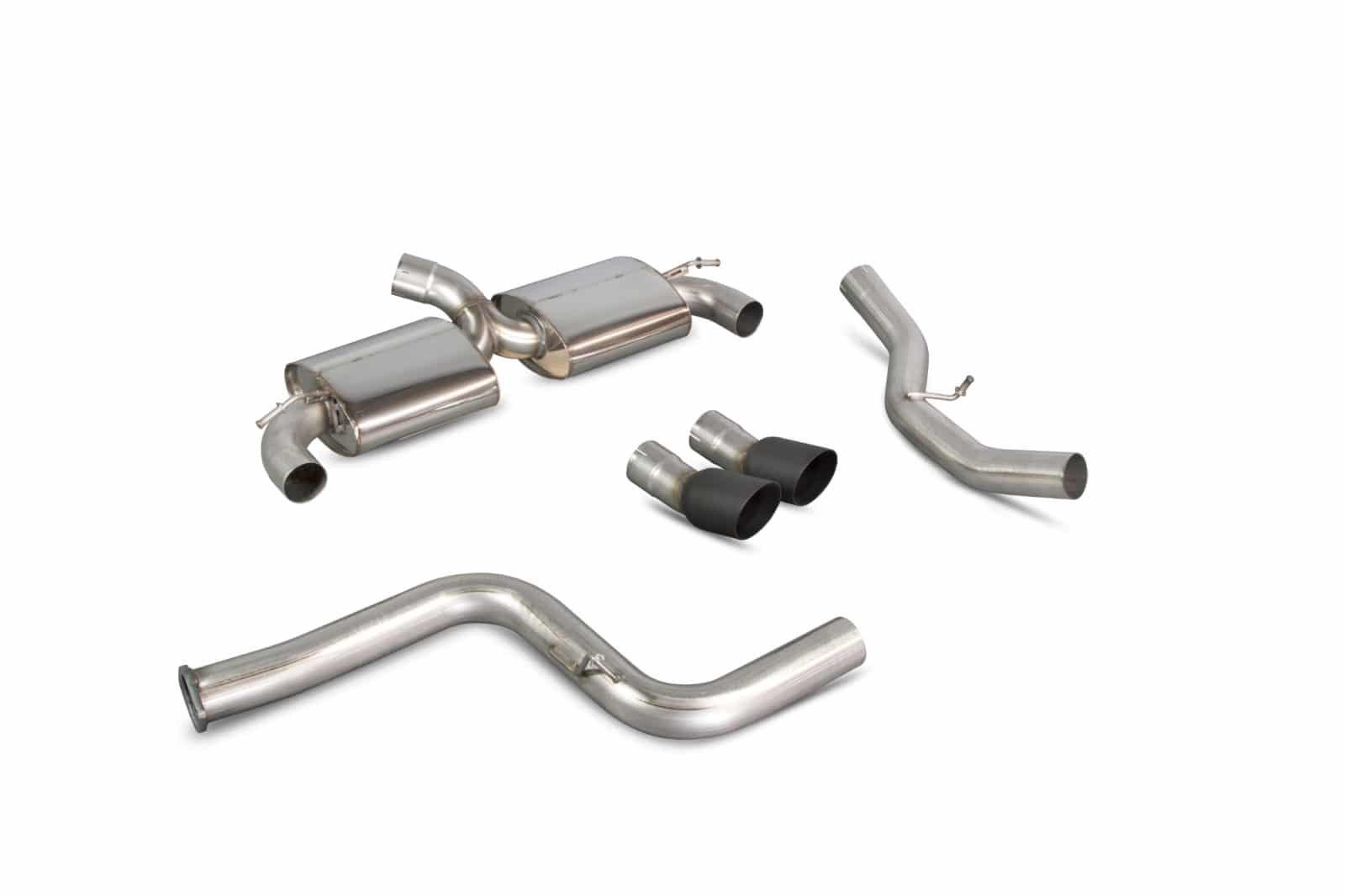 Scorpion Ford Focus RS MK2 (2009-11) Non-Resonated Cat-Back Exhaust - Dark Road Performance