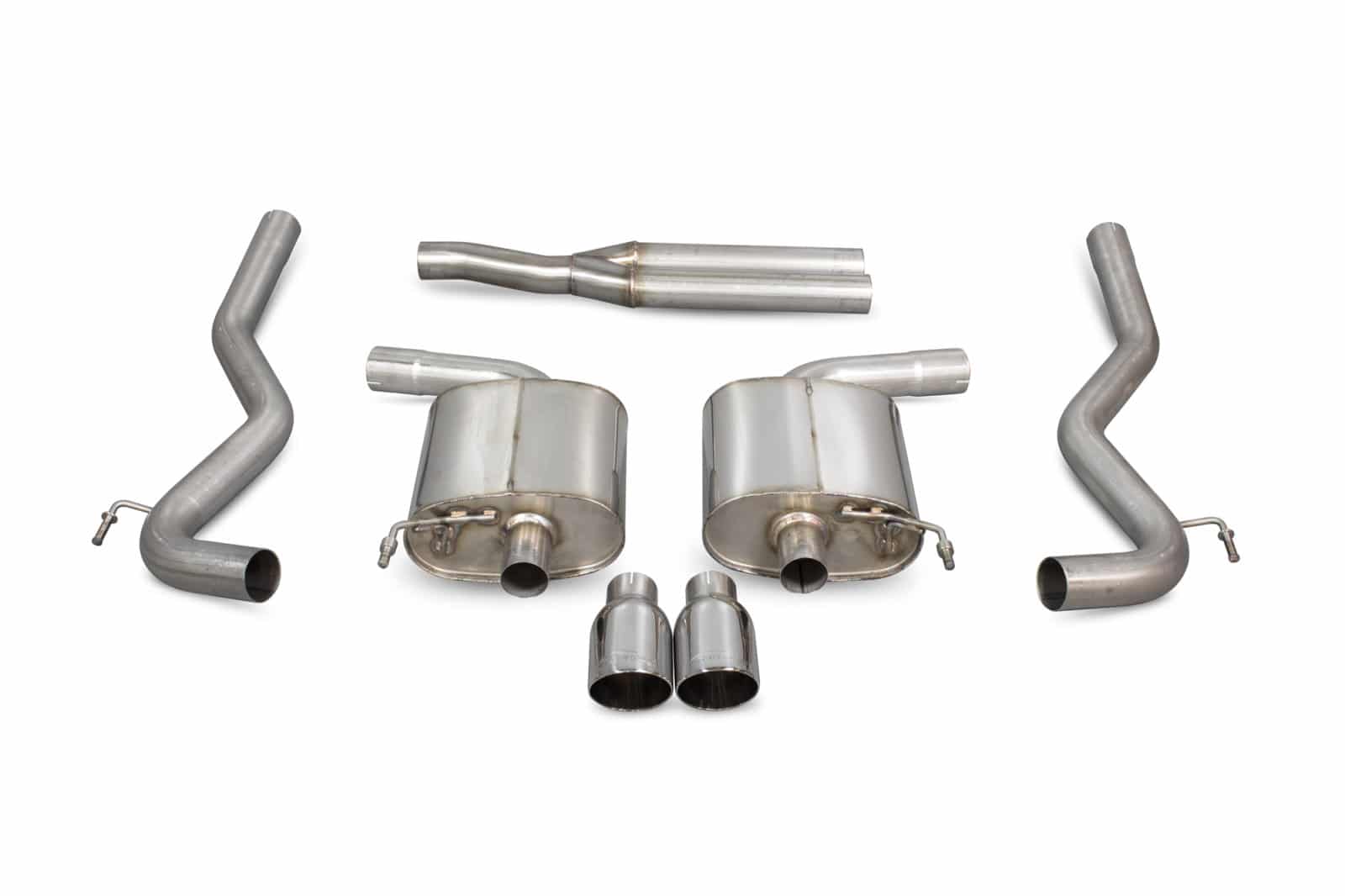 Scorpion Ford Mustang 2.3L EcoBoost (2015-16) Cat-Back Exhaust (Non-GPF Model Only) - Dark Road Performance