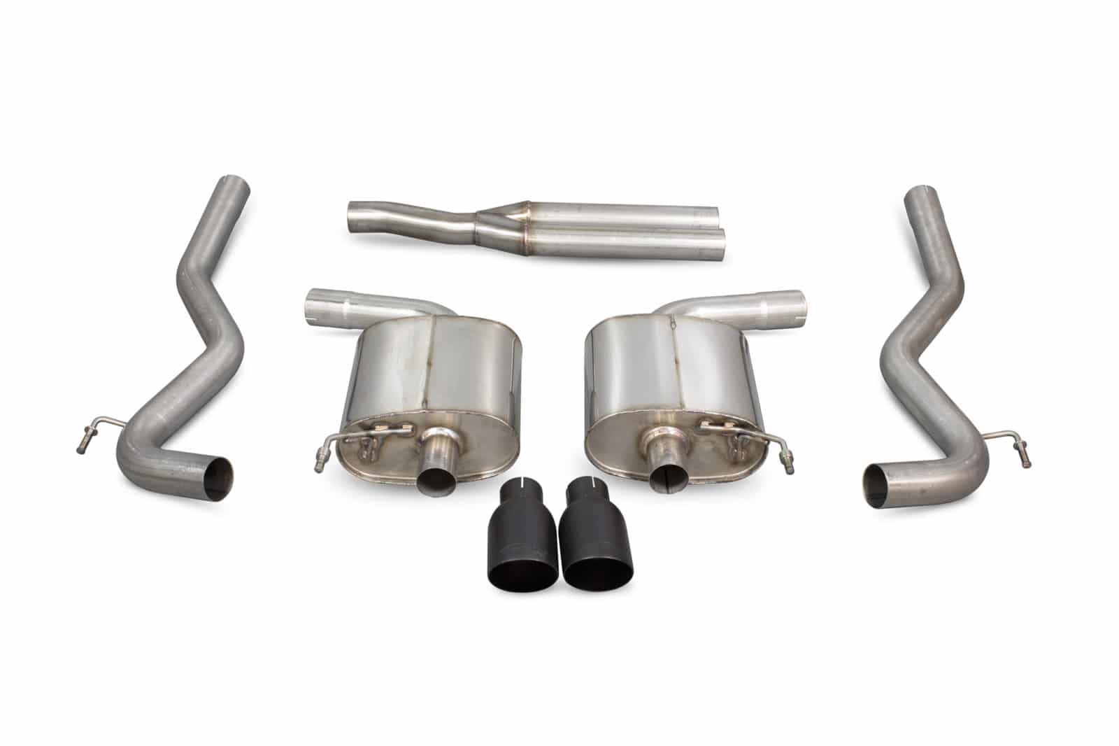 Scorpion Ford Mustang 2.3L EcoBoost (2015-16) Cat-Back Exhaust (Non-GPF Model Only) - Dark Road Performance