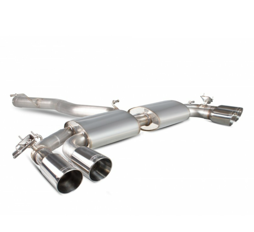 Scorpion GPF-back Non-Resonated Exhaust System - SQ2 - Dark Road Performance