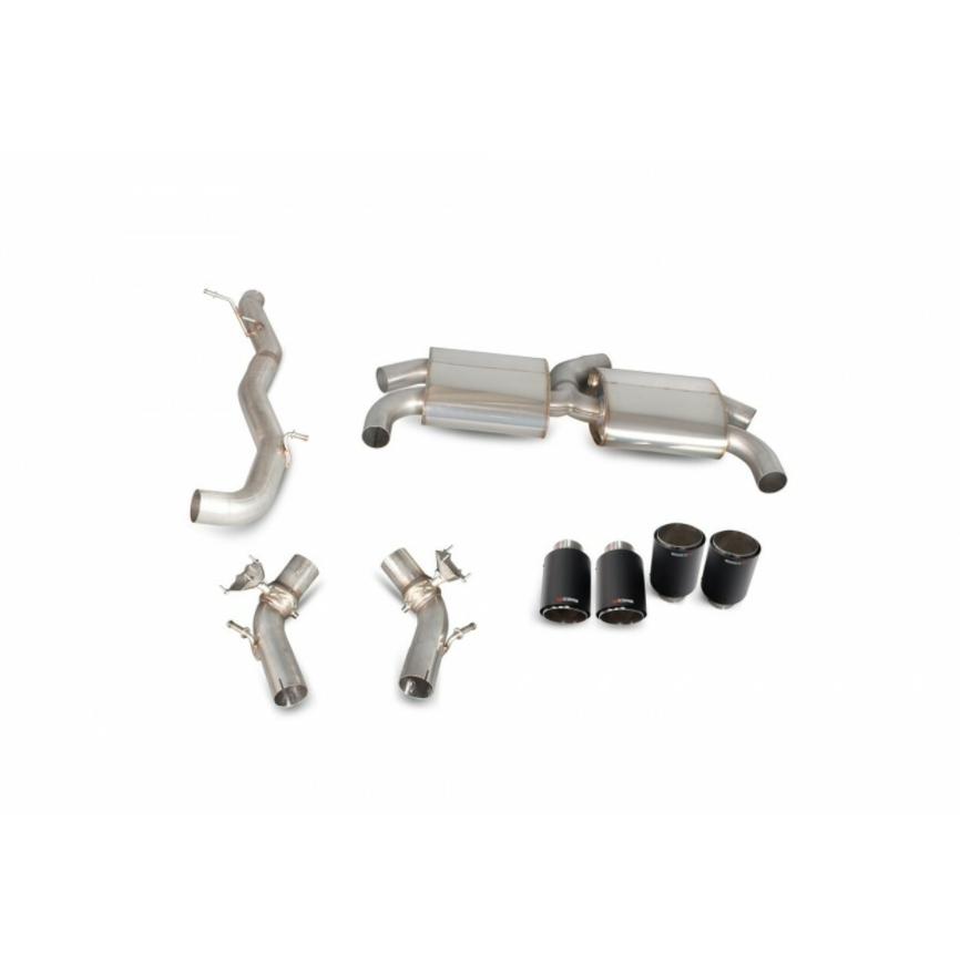 Scorpion GPF-back Non-Resonated Exhaust System - SQ2 - Dark Road Performance