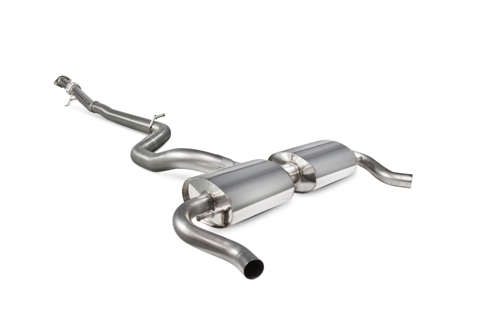 Scorpion Renault Clio MK4 RS 200 EDC / 220 Trophy (2015-18) Non-Resonated Cat-Back System - Dark Road Performance