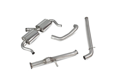 Scorpion Renault Clio MK4 RS 200 EDC / 220 Trophy (2015-18) Non-Resonated Cat-Back System - Dark Road Performance