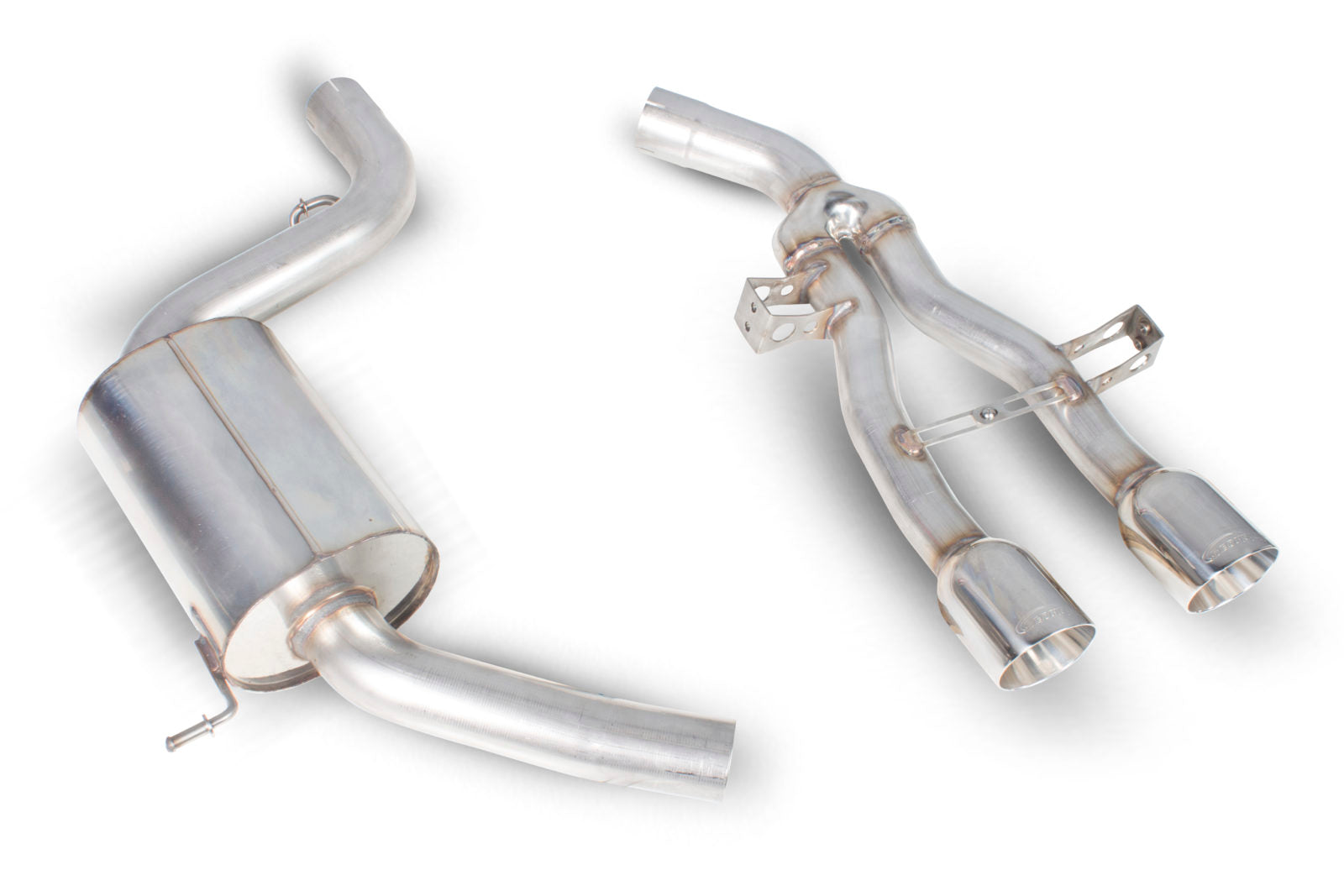 Scorpion Seat Leon Cupra R 2.0 TSI (2010-12) Non-Resonated Cat-Back Exhaust - Dark Road Performance