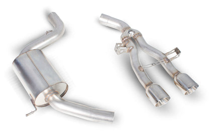 Scorpion Seat Leon Cupra R 2.0 TSI (2010-12) Non-Resonated Cat-Back Exhaust - Dark Road Performance