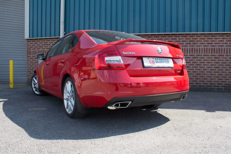 Scorpion Skoda Octavia VRS 2.0TSI 265 (2013-15) Cat-Back System - Dark Road Performance
