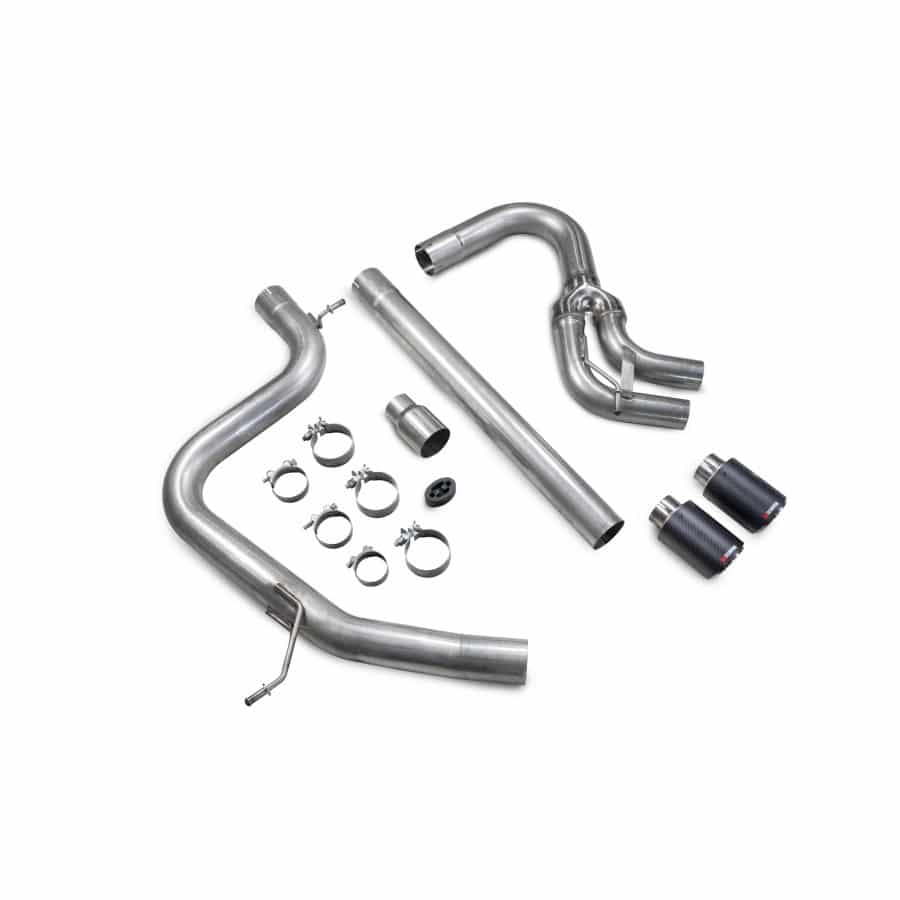Scorpion VW Golf GTD MK7 (2013-2017) Non-Resonated Cat-Back Exhaust System - Dark Road Performance